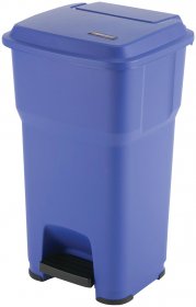 Гера контейнер пластиковый с педалью и крышкой 60 арт. 137753 (синий)
