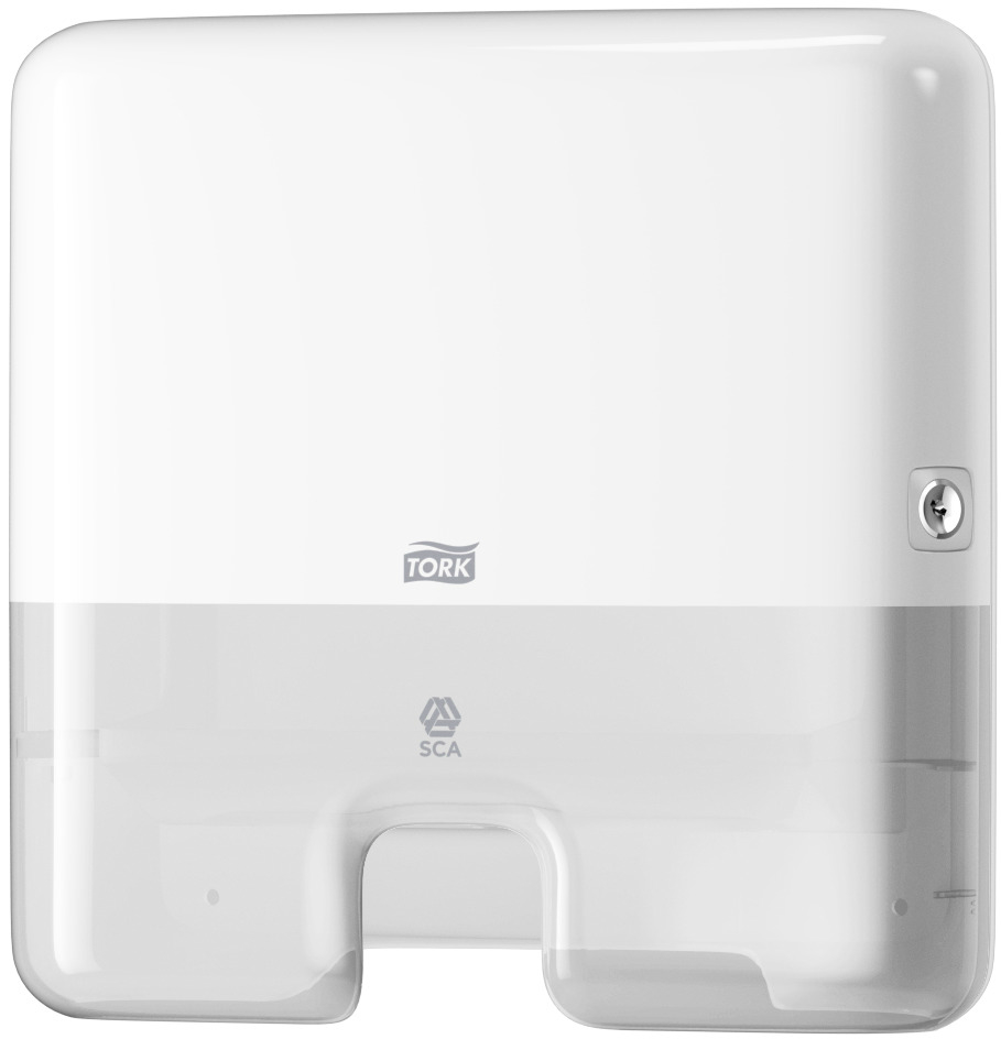 Диспенсер для листовых полотенец Multifold сложения Tork Xpress Mini арт. 552100 (белый)