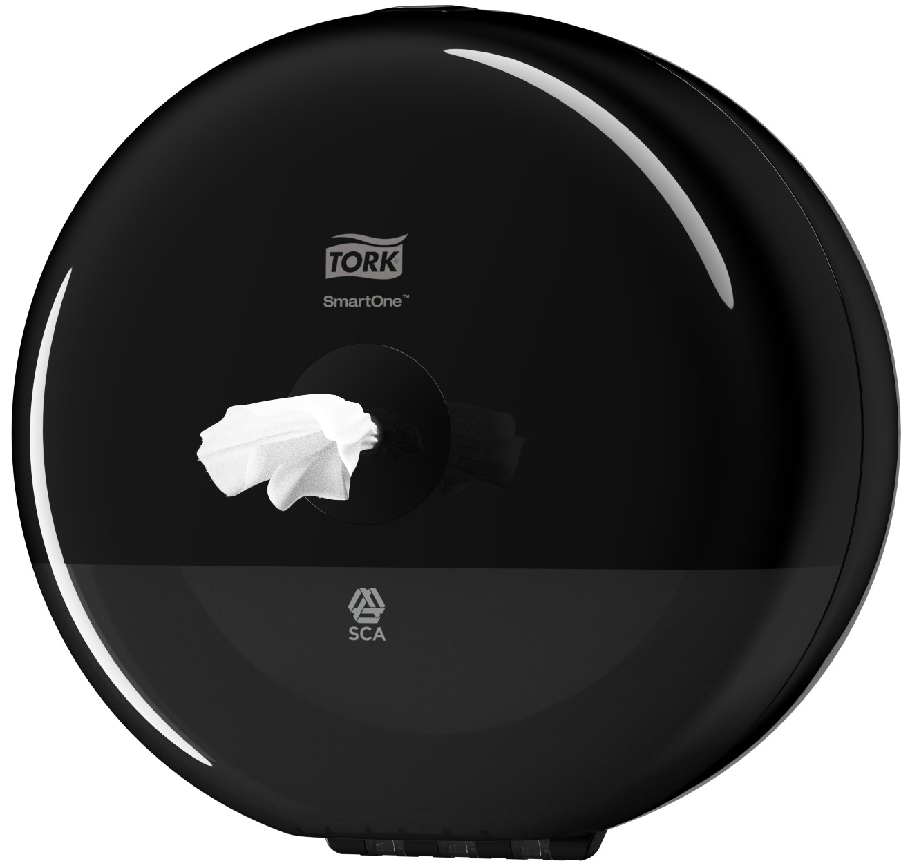 Диспенсер для туалетной бумаги в мини-рулонах Tork SmartOne® арт. 681008 (черный)