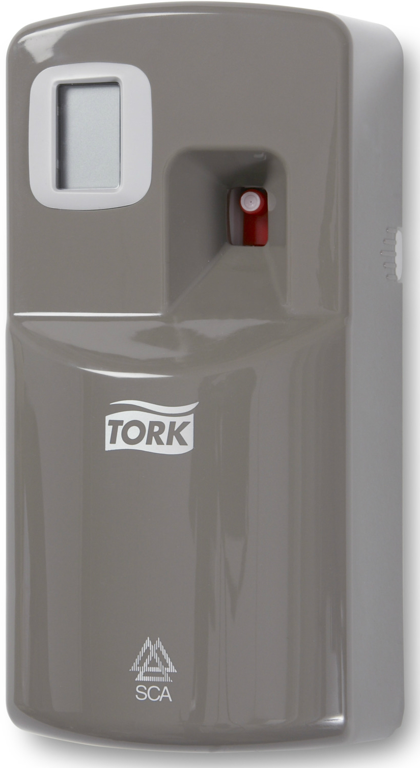 Электронный диспенсер для аэрозольного освежителя воздуха Tork арт. 256055 (серый)