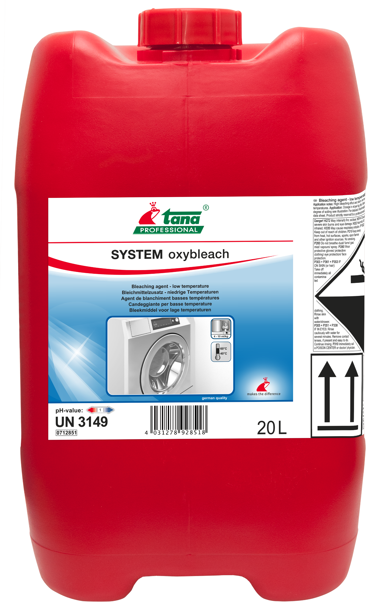 SYSTEM oxybleach Отбеливатель для стирки в профессиональной прачечной арт. 13-0944 ()