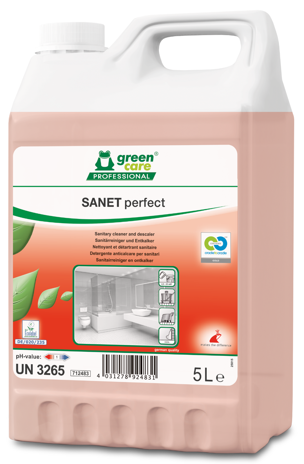 SANET perfect Эко средство для удаления известковых отложений арт. 13-0892 (5 л.)