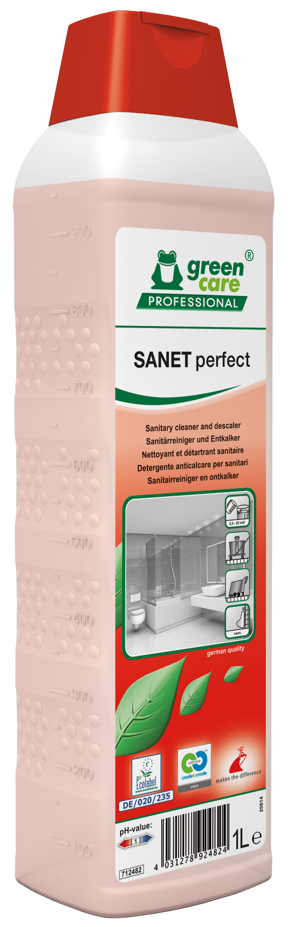 SANET perfect Эко средство для удаления известковых отложений арт. 13-0850 (1 л.)