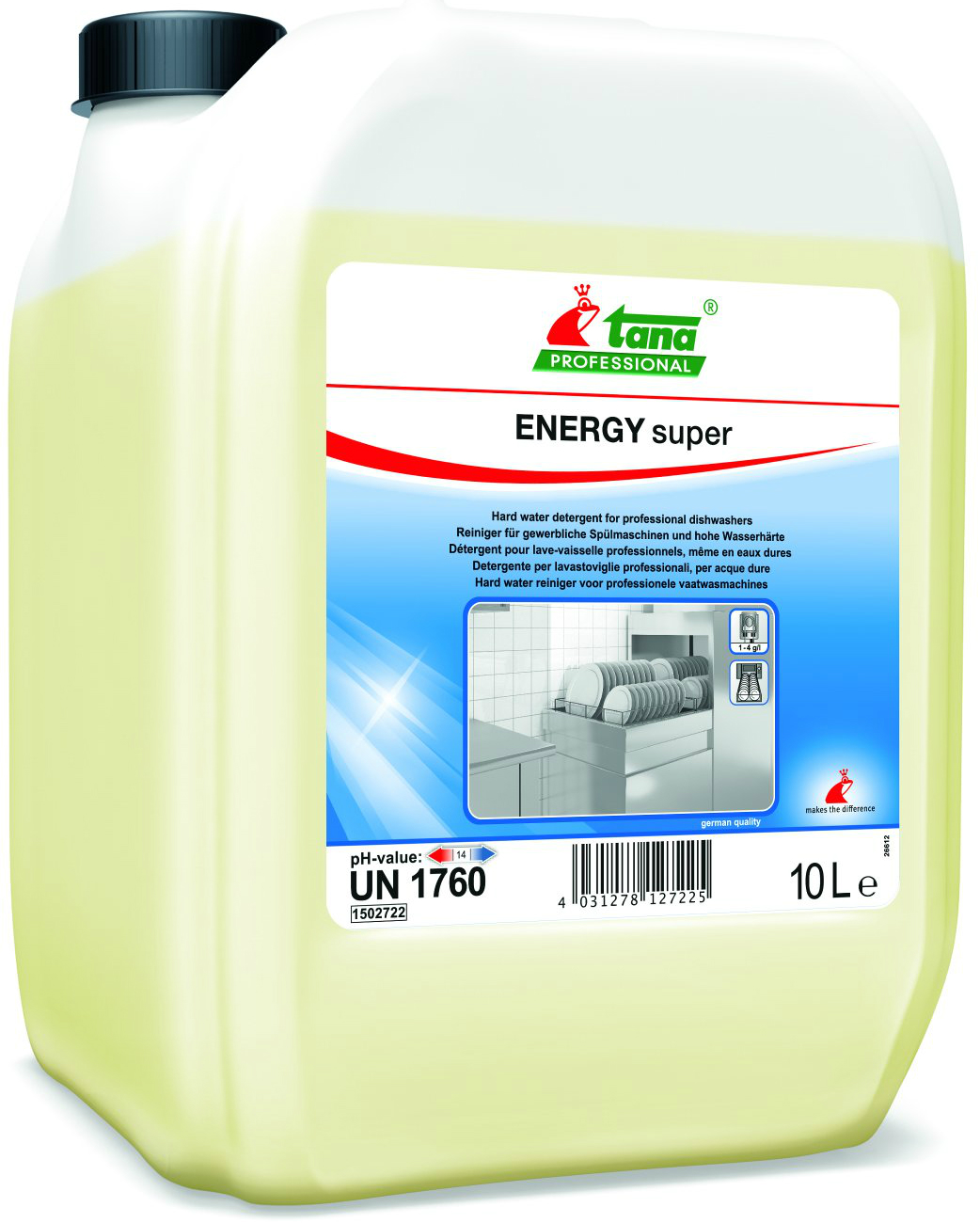 ENERGY super моющее средство для посудомоечных машин арт. 13-1519 (10 л)