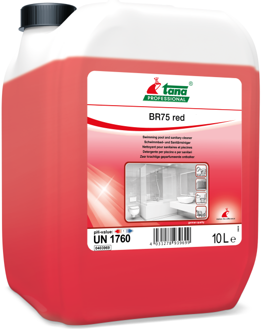 SANET BR 75 red Кислотное гелеобразное средство для уборки в санузлах арт. 13-1502 (10 л.)
