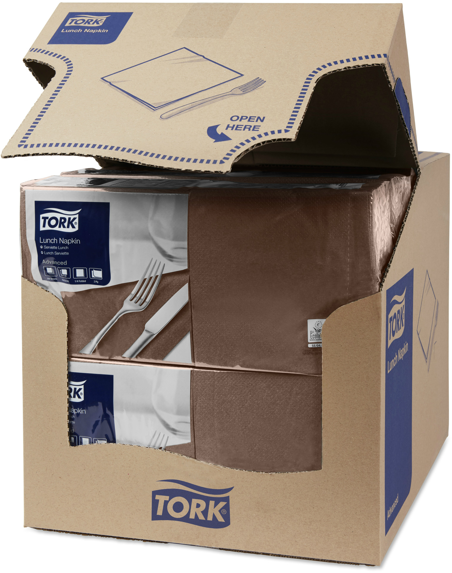 Салфетки бумажные 33х33 Tork