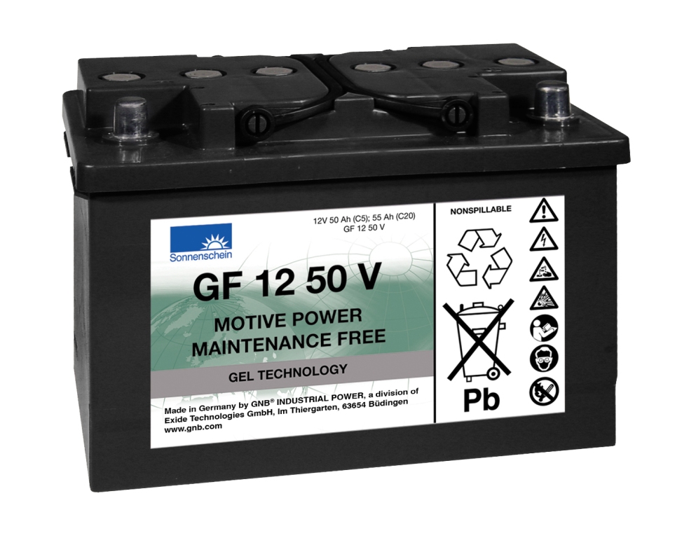 GNB Тяговая аккумуляторная батарея GF 12 050 V арт. GF 12 050 V ()