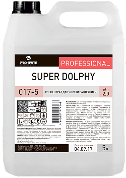 Концентрат для чистки сантехники Pro-Brite SUPER DOLPHY арт. 017-5 (5 л.)