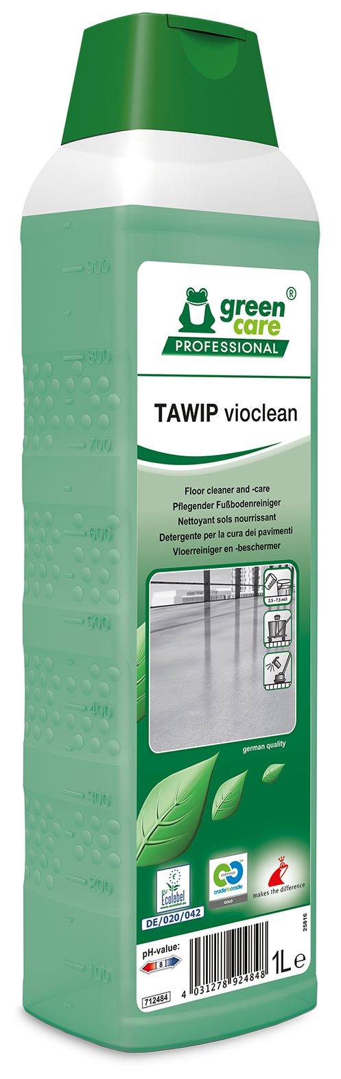 Эко средство для очистки и ухода за полом Tana TAWIP vioclean арт. 13-0765 (1 л.)