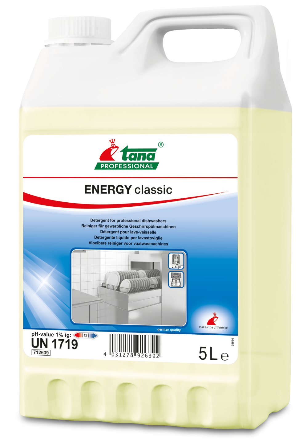 Моющее средство для посудомоечной машины Tana ENERGY classic арт. 13-9593 (5 л)