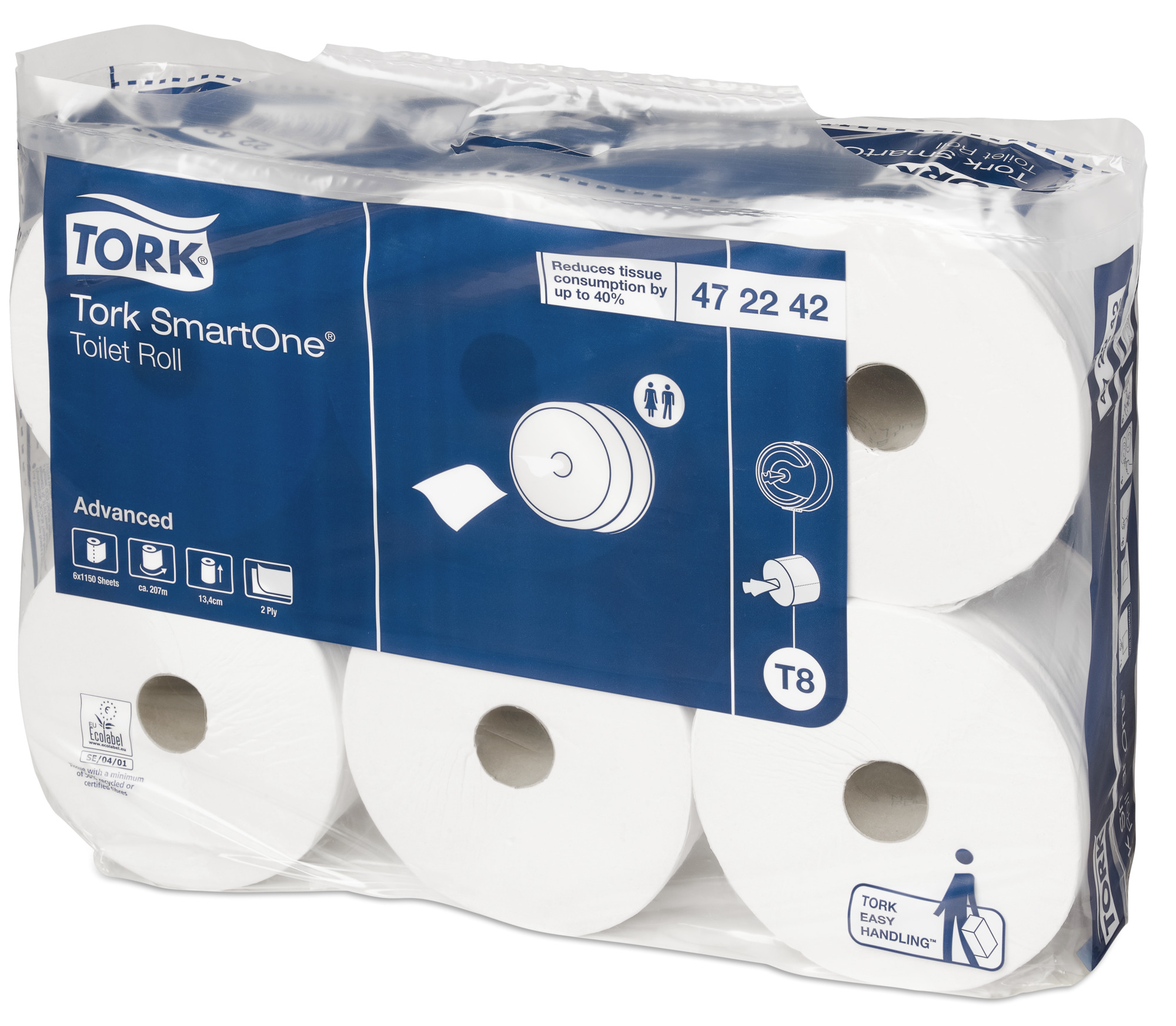 472272 Tork SmartOne Туалетная бумага в рулонах