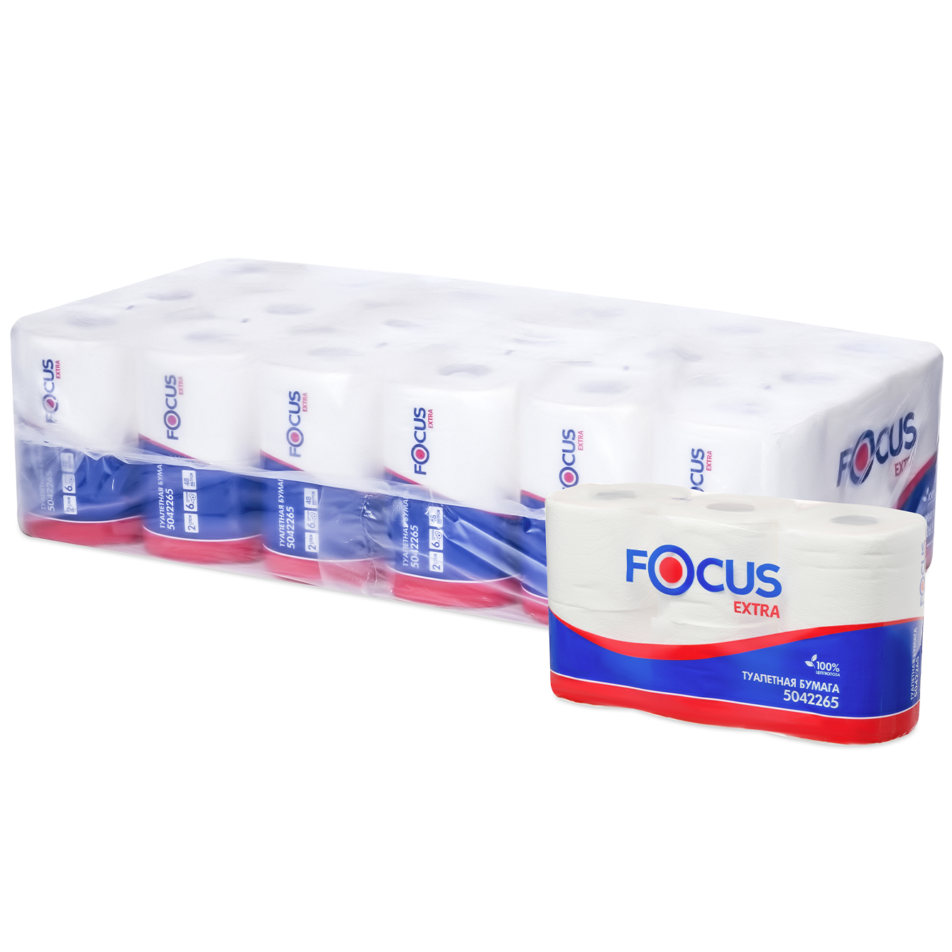 Туалетная бумага в малых рулонах FOCUS EXTRA