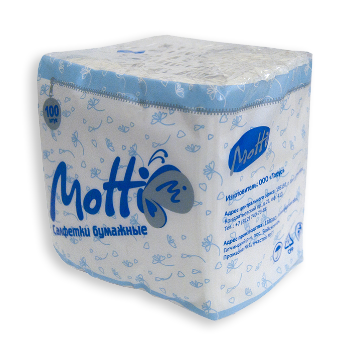 Салфетки на стол 24*24см MOTTI арт. 410102 ()